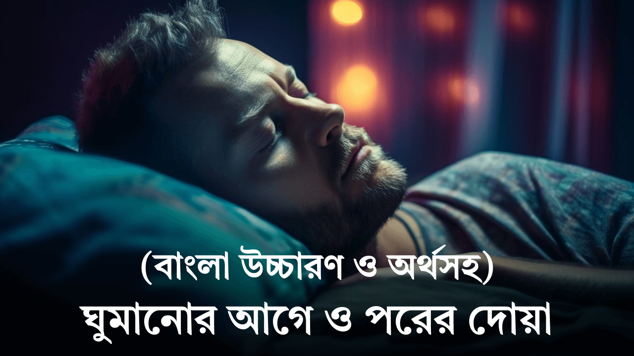 ঘুমানোর আগে ও পরের দোয়া
