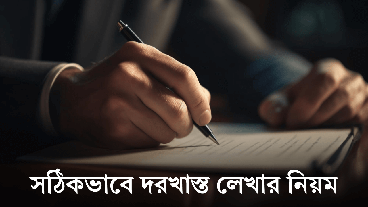 দরখাস্ত লেখার নিয়ম